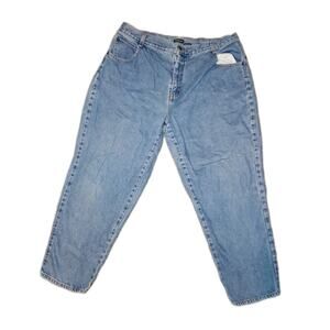 NorthCrest Jeans Womens 20W Petite Blue Denim Straight Leg Plus Size